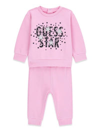 Conjunto Rosa para Bebé Menina - GUESS