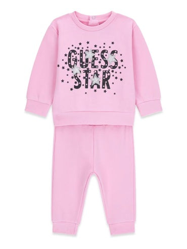 Conjunto Rosa para Bebé Menina - GUESS
