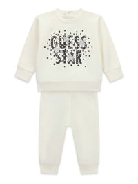 Conjunto Creme / Pérola para Bebé Menina - GUESS