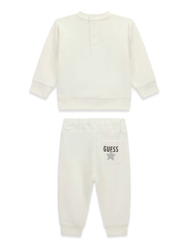 Conjunto Creme / Pérola para Bebé Menina - GUESS