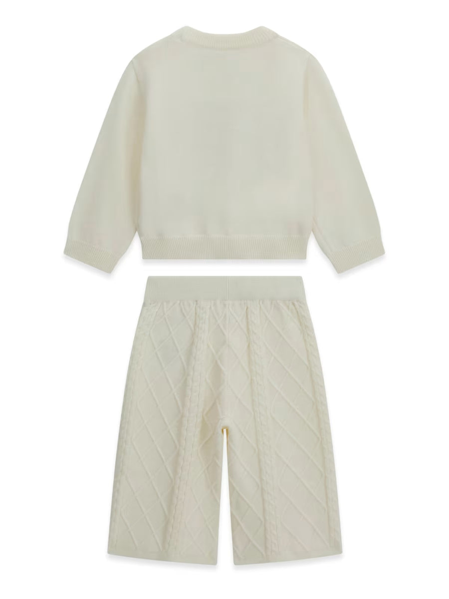 Conjunto Creme / Pérola para Bebé Menina - GUESS