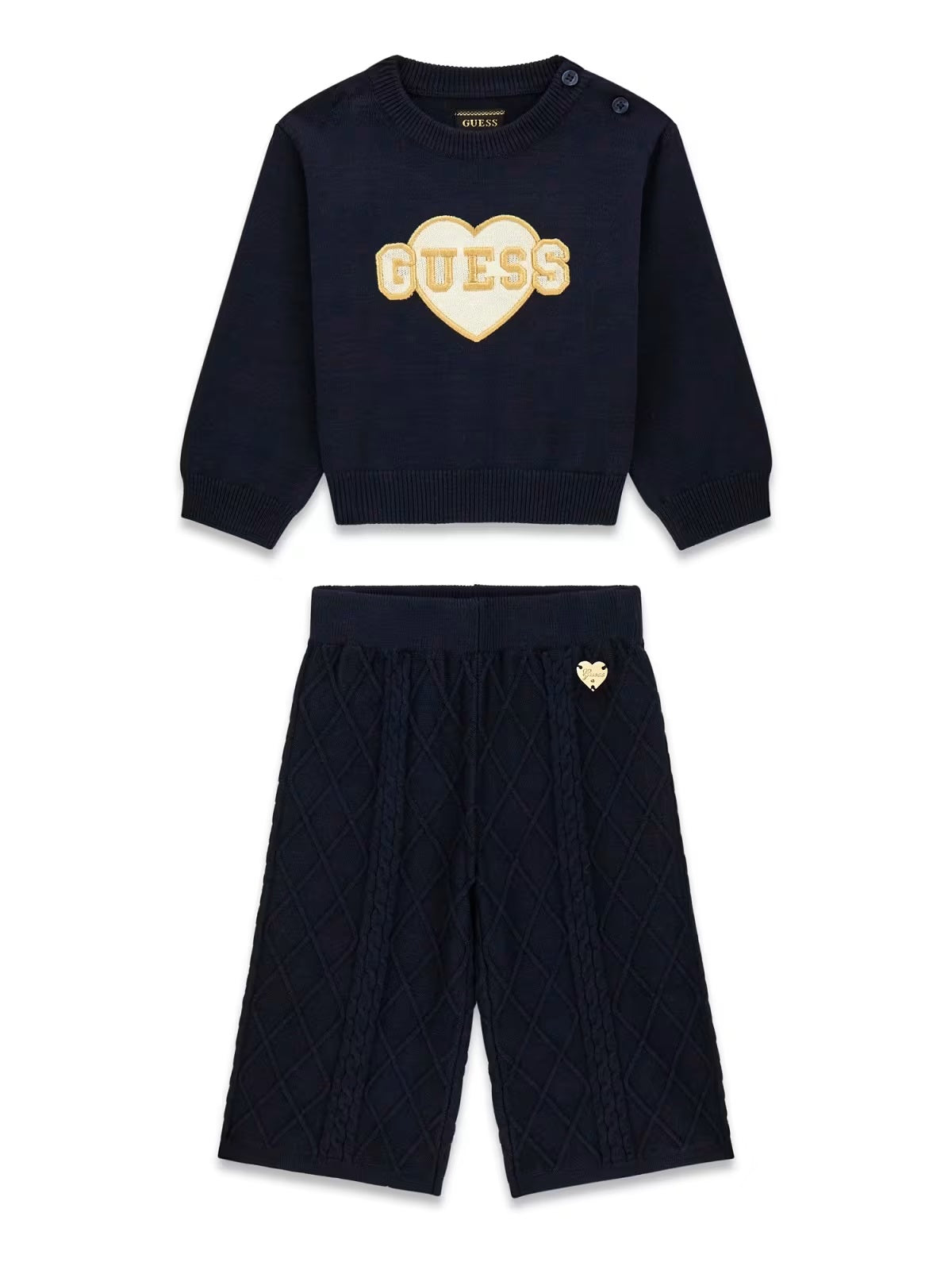 Conjunto Marinho para Bebé Menina - GUESS