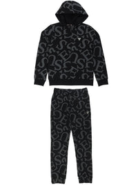 Fatos de Treino Preto para Menina - GUESS