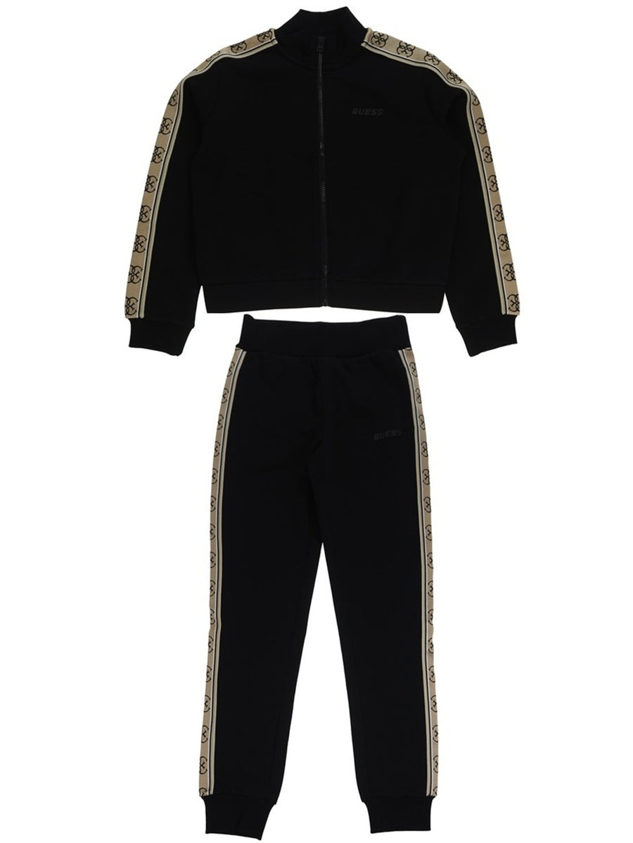 Fatos de Treino Preto para Menina - GUESS