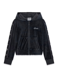 Fatos de Treino Preto para Menina - GUESS