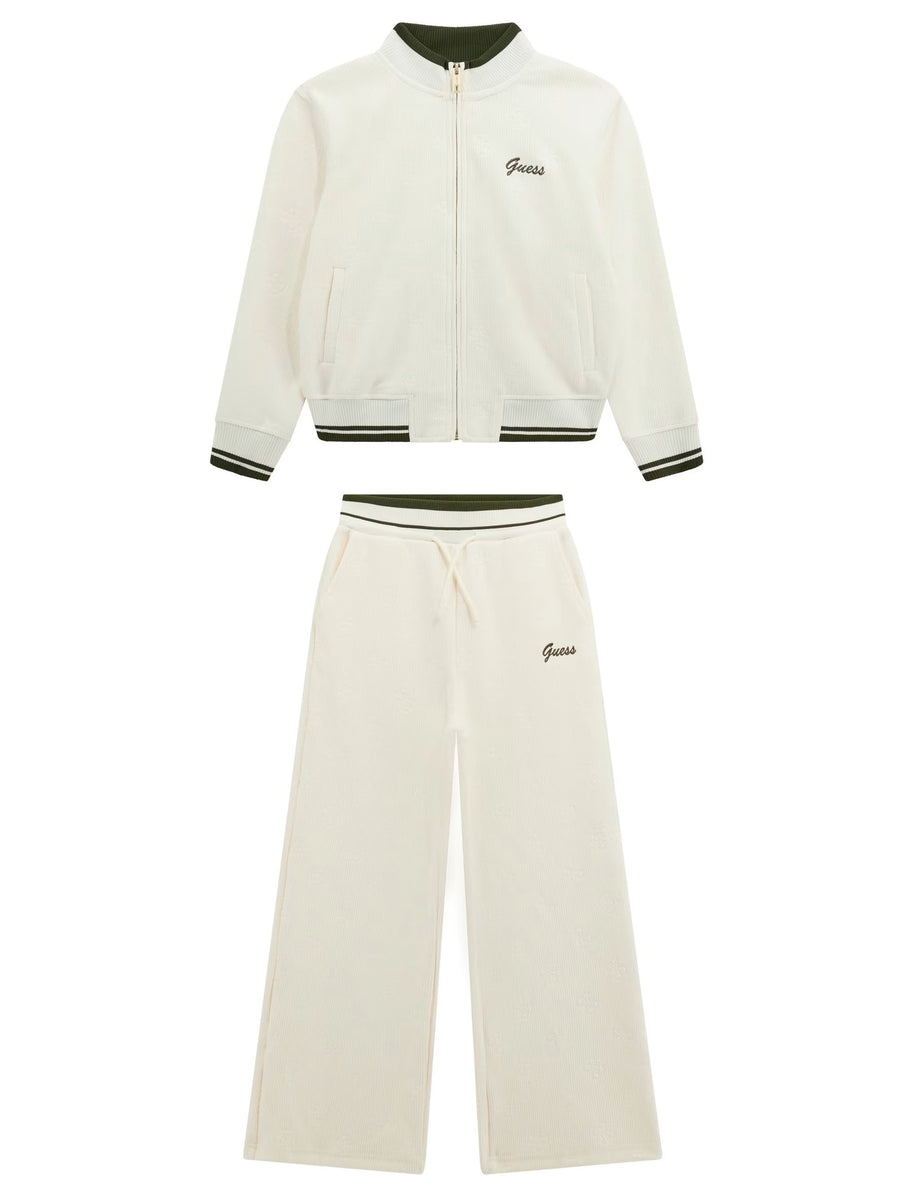 Fatos de Treino Creme / Pérola para Menina - GUESS