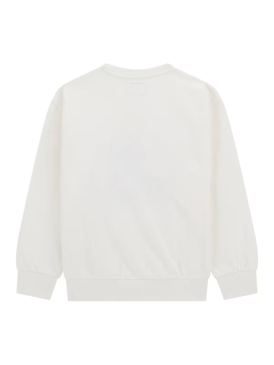 Sweat-shirt Creme / Pérola para Menina - GUESS