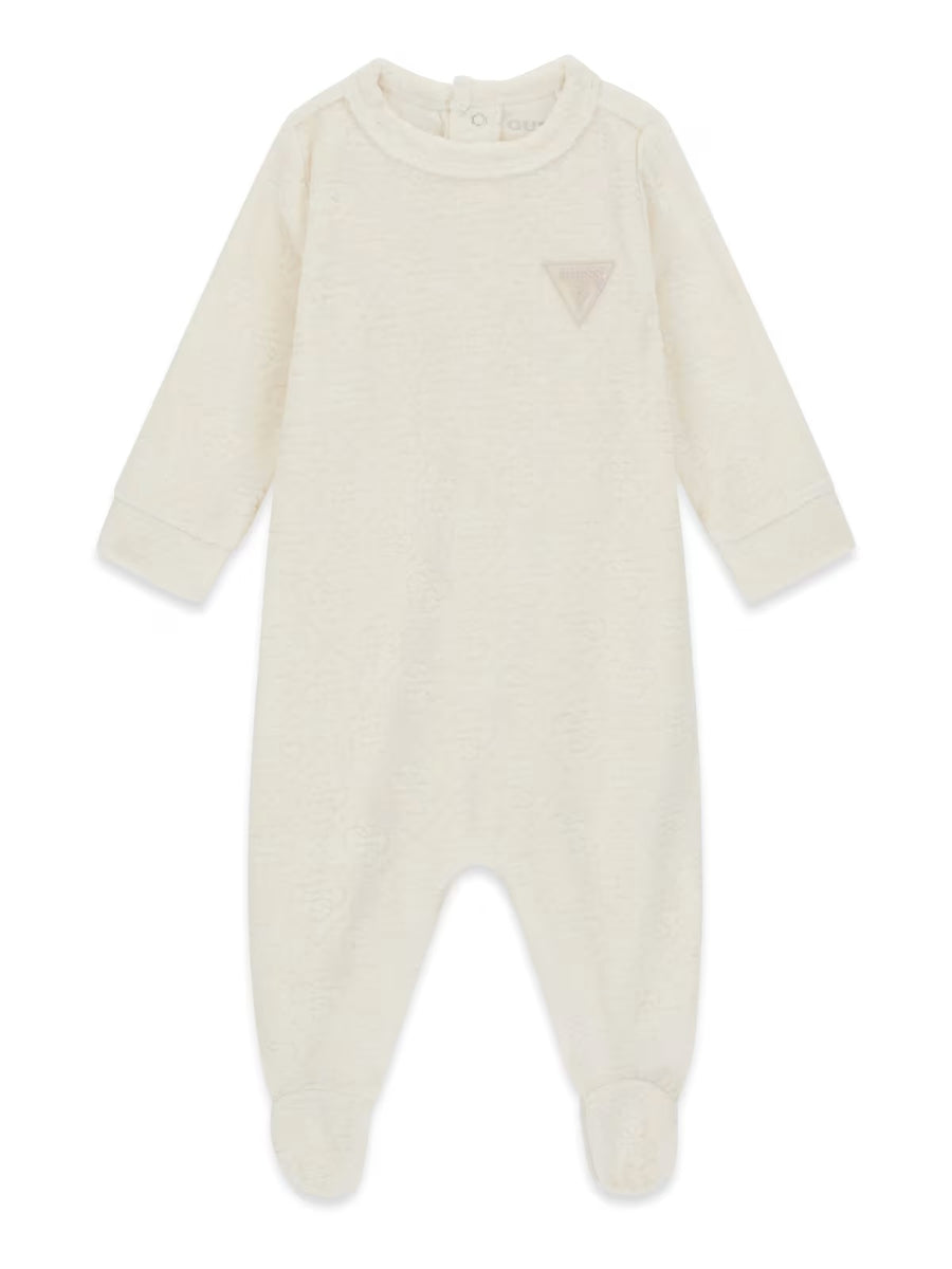 Babygrow Creme / Pérola para Bebé Menina - GUESS