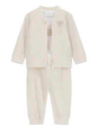 Conjunto Creme / Pérola para Bebé Menina - GUESS