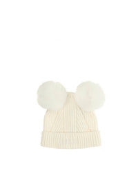 Gorro Creme / Pérola para Menina - GUESS