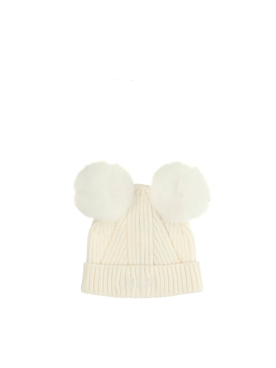 Gorro Creme / Pérola para Menina - GUESS