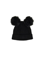 Gorro Preto para Menina - GUESS