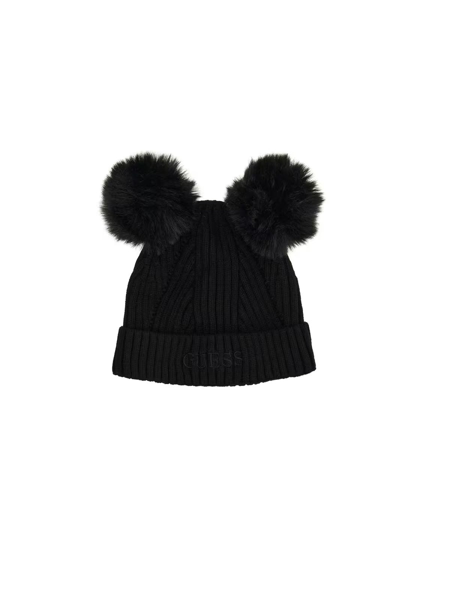 Gorro Preto para Menina - GUESS