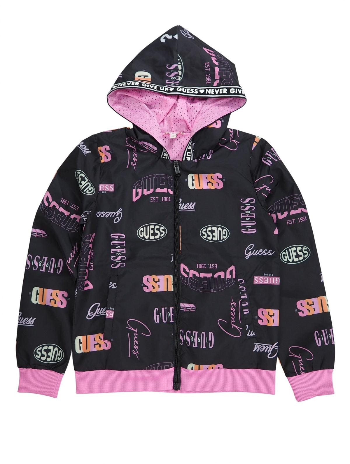 Parka Rosa para Menina - GUESS