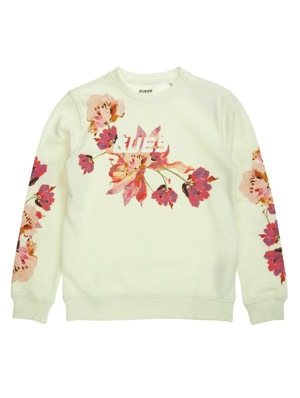 Sweat-shirt Creme / Pérola para Menina - GUESS
