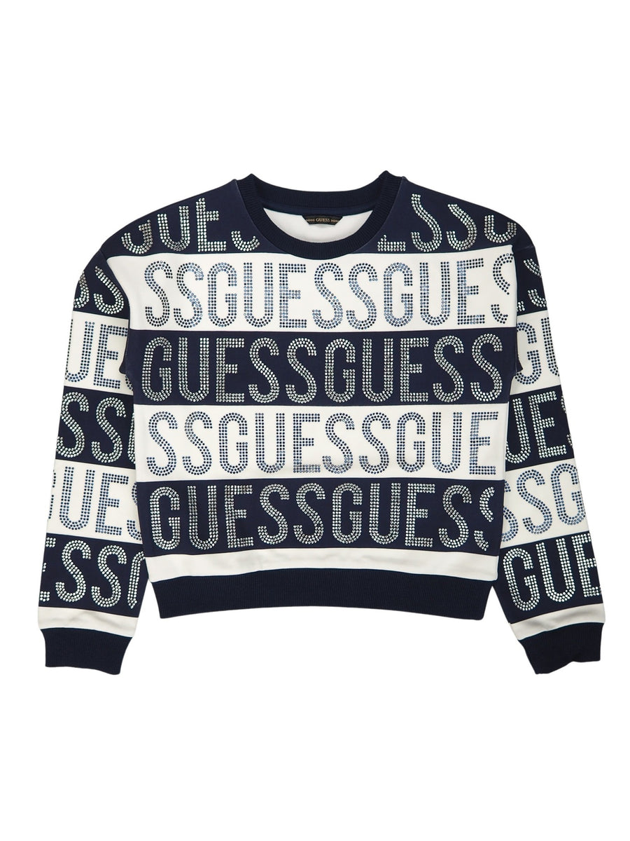Sweat-shirt Marinho para Menina - GUESS