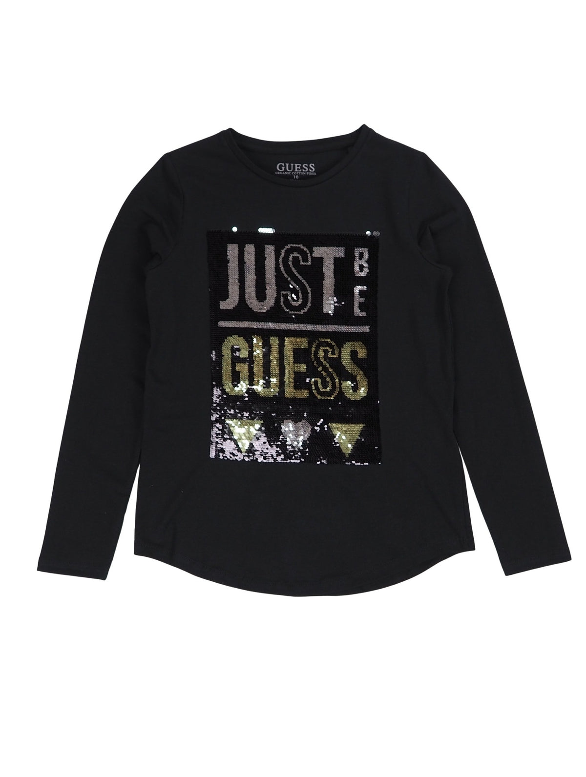 T-shirt M. Comp. Preto para Menina - GUESS