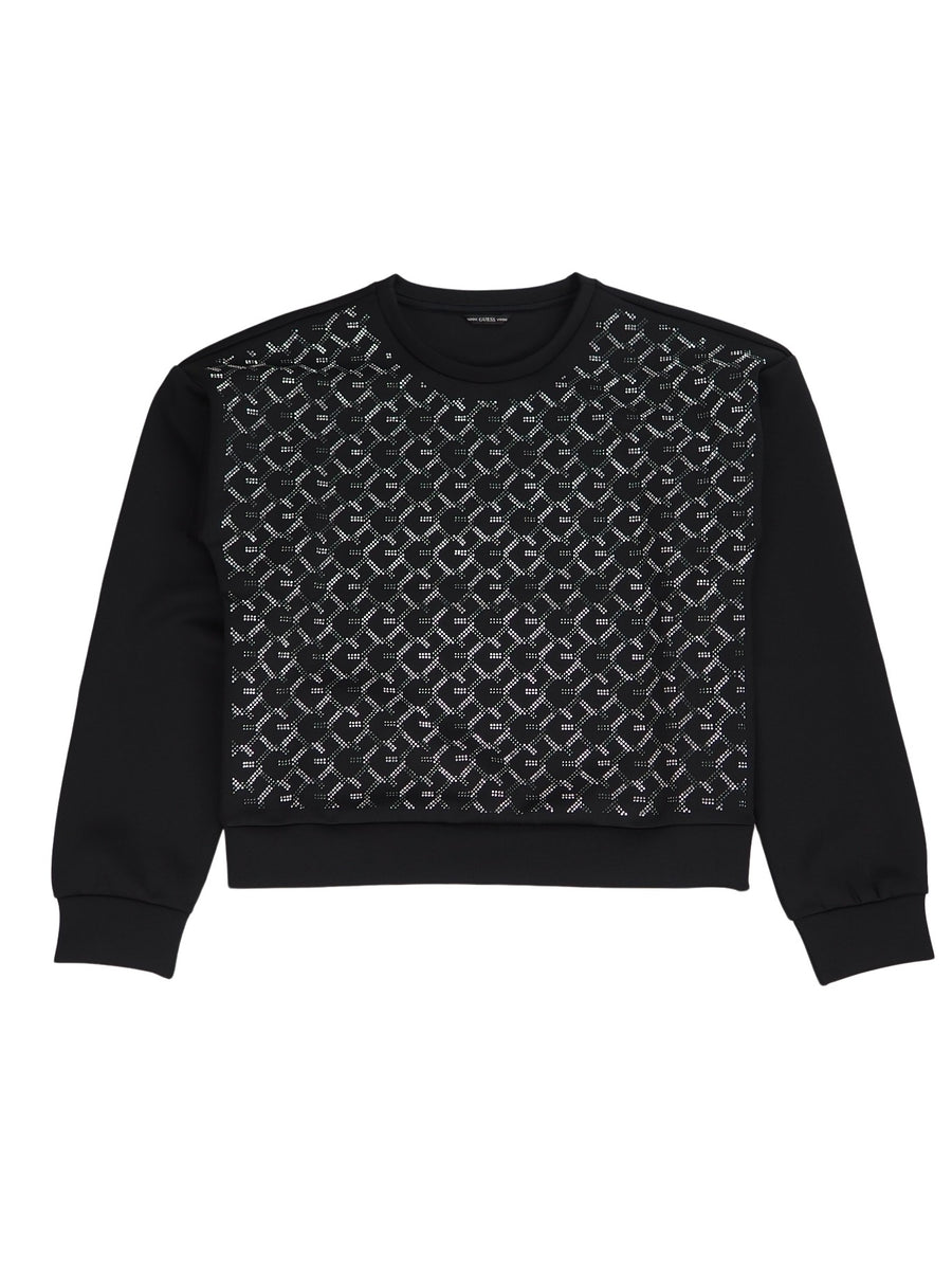 Sweat-shirt Preto para Menina - GUESS