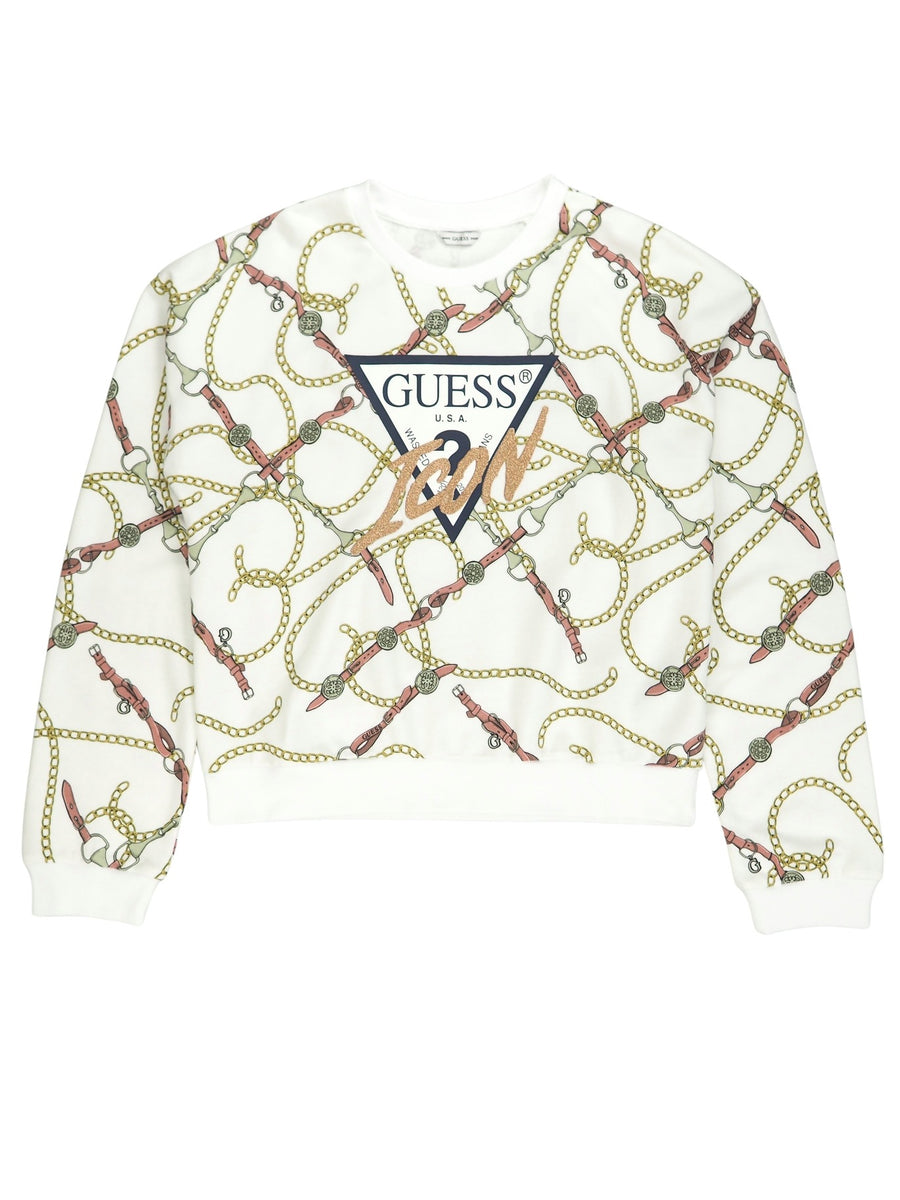 Sweat-shirt Branco para Menina - GUESS