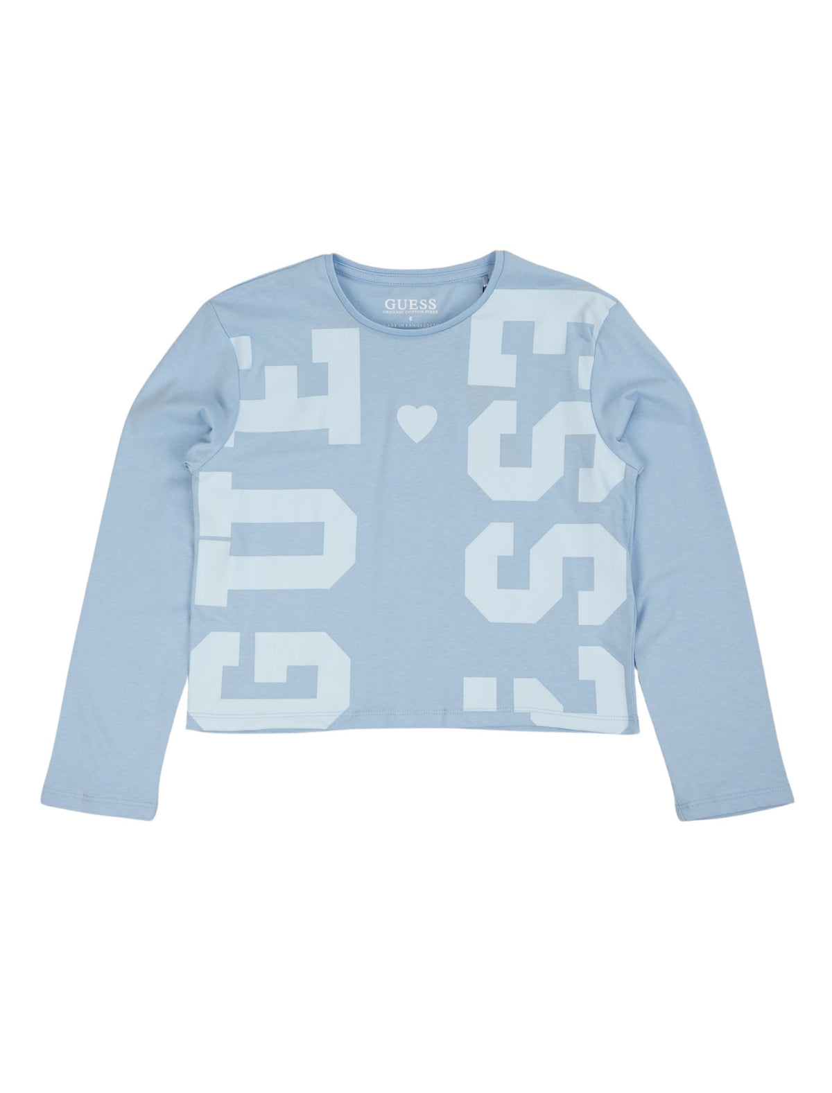 T.shirt M. Comp. Celeste para Menina - GUESS