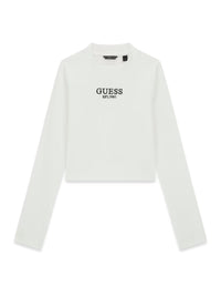 T-shirt M. Comp. Branco para Menina - GUESS