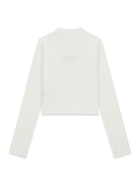 T-shirt M. Comp. Branco para Menina - GUESS