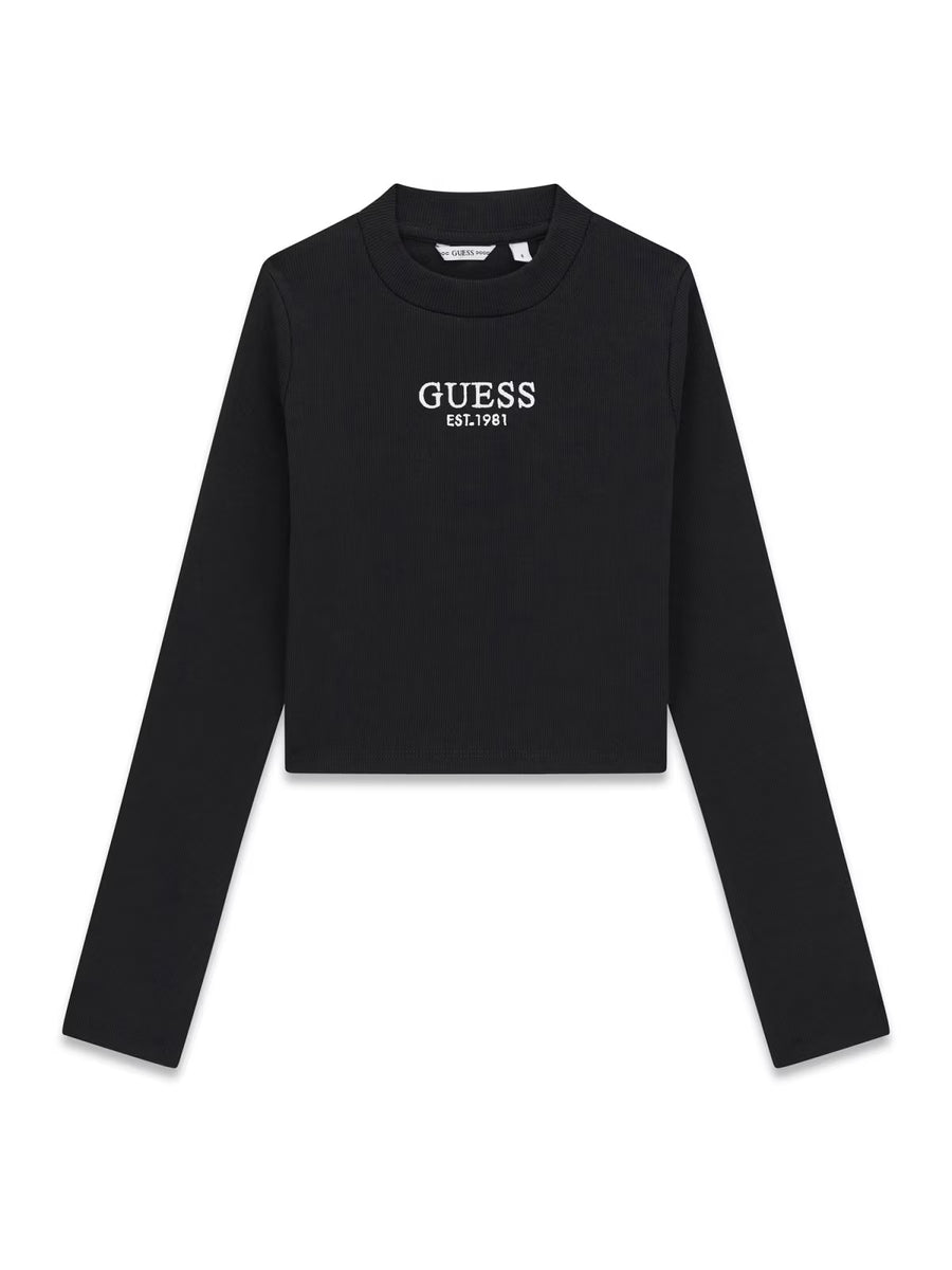 T-shirt M. Comp. Preto para Menina - GUESS