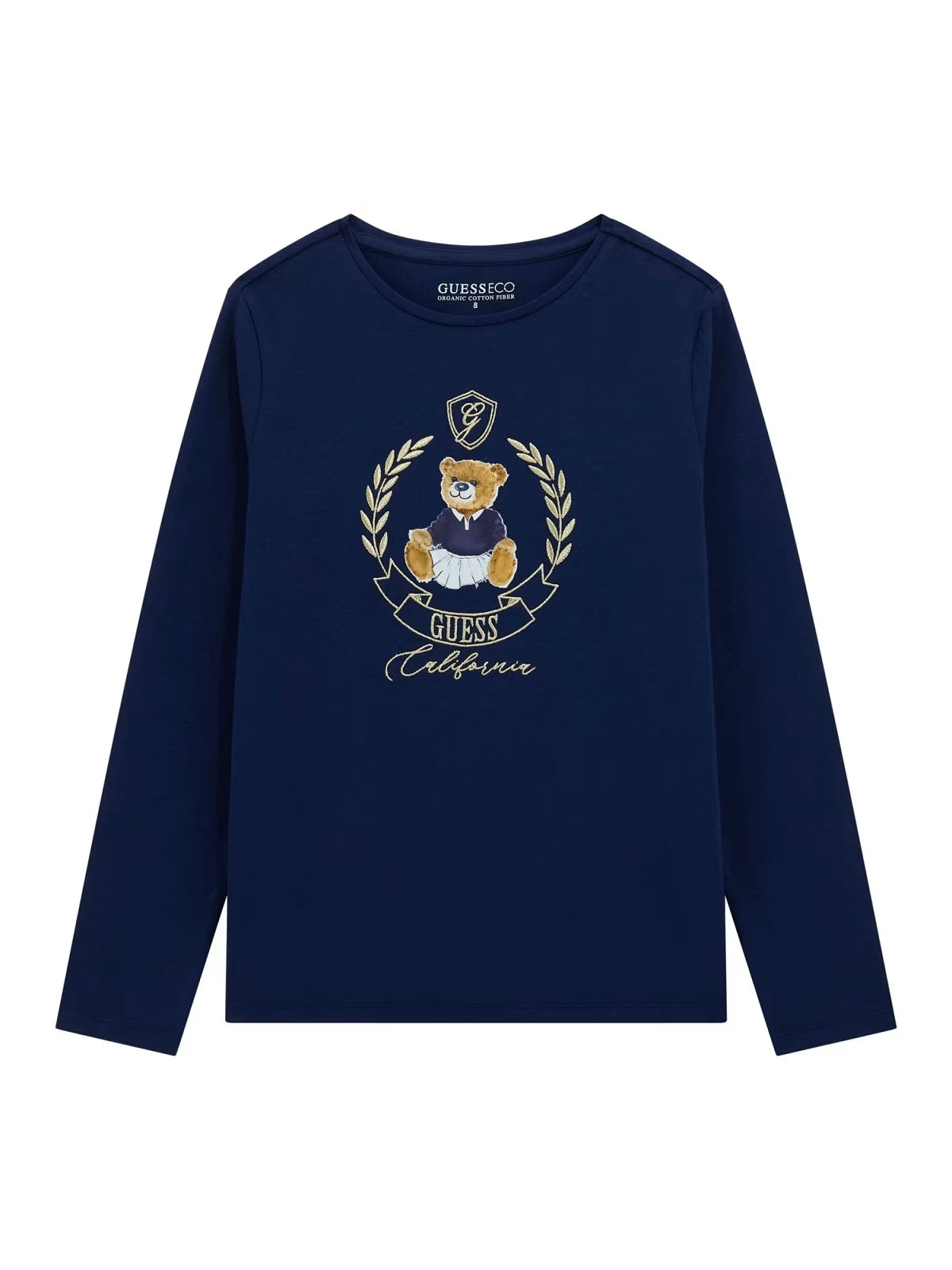 T-shirt M. Comp. Marinho para Menina - GUESS