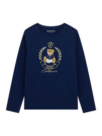 T-shirt M. Comp. Marinho para Menina - GUESS
