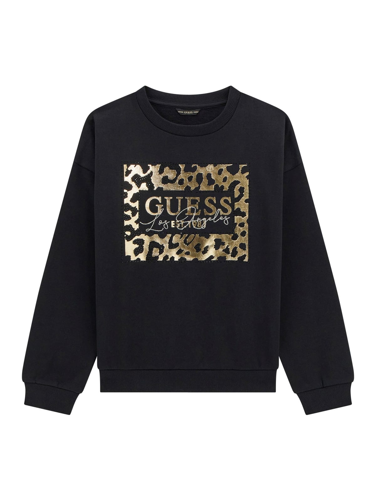 Sweat-shirt Preto para Menina - GUESS