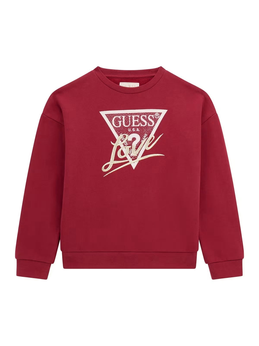 Sweat-shirt Bordeaux para Menina - GUESS