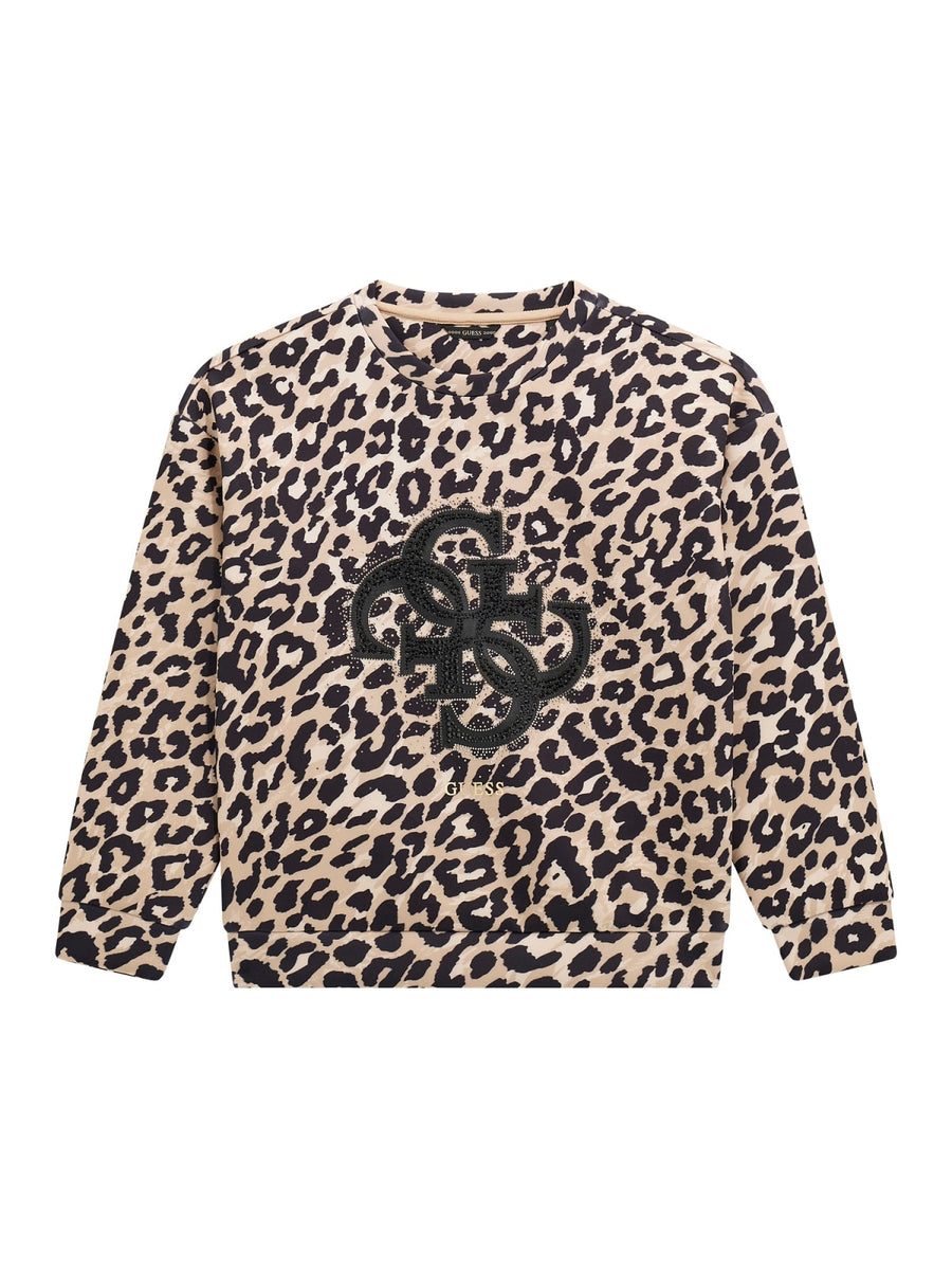 Sweat-shirt Castanho Claro para Menina - GUESS