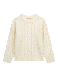 Camisola Creme / Pérola para Menina - GUESS