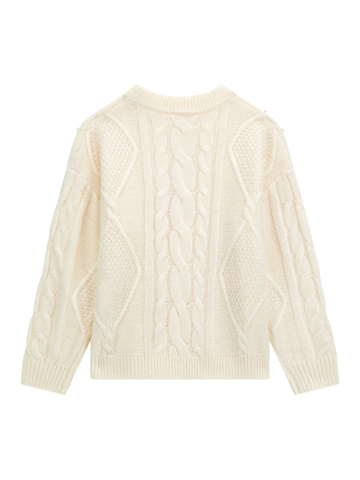 Camisola Creme / Pérola para Menina - GUESS