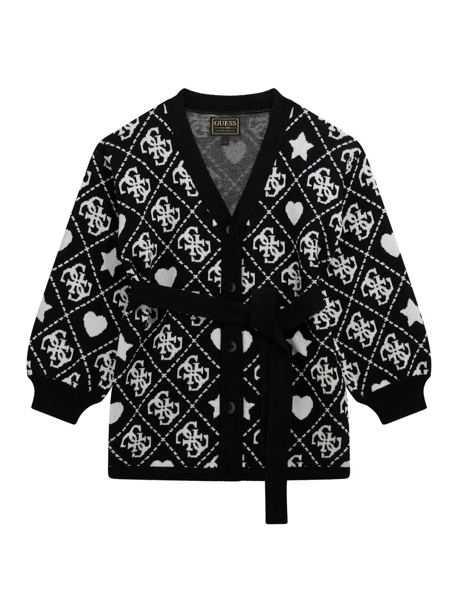 Casaco Preto para Menina - GUESS
