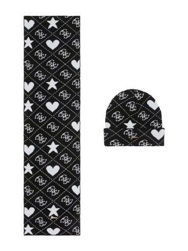 Gorro Preto para Menina - GUESS