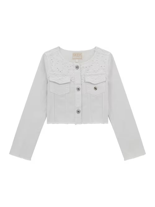 Casaco Branco para Menina - GUESS