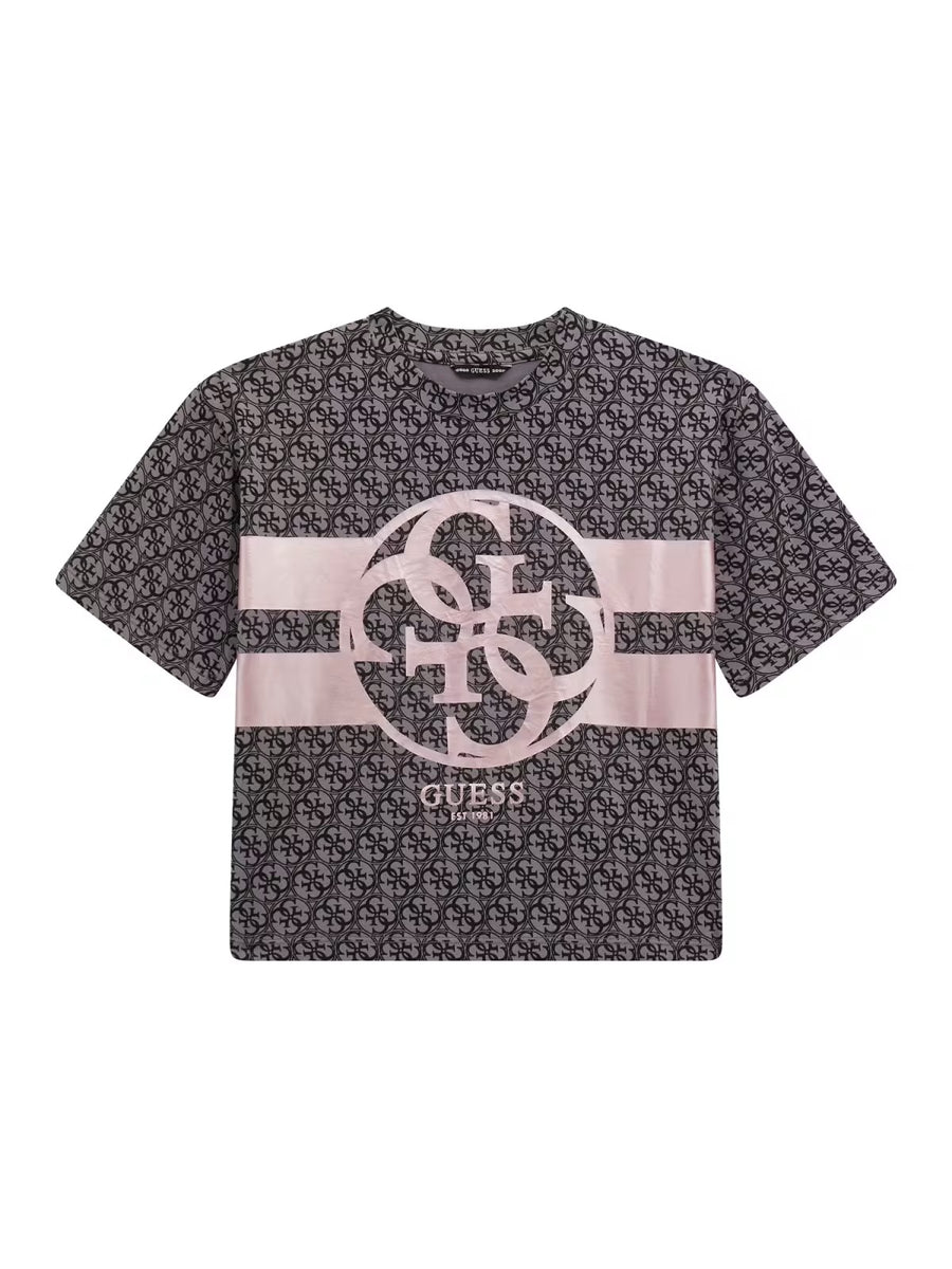 T-shirt Preto para Menina - GUESS
