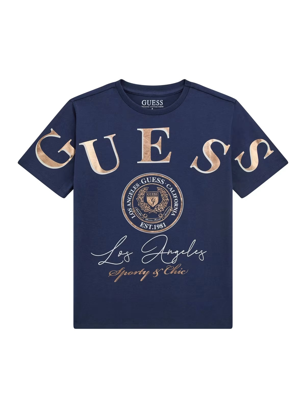T-shirt Marinho para Menina - GUESS