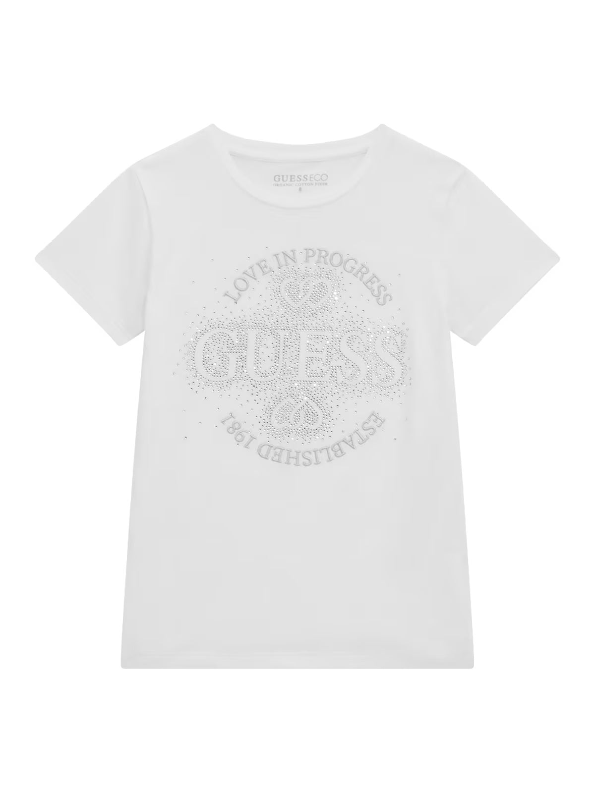 T-shirt Branco para Menina - GUESS