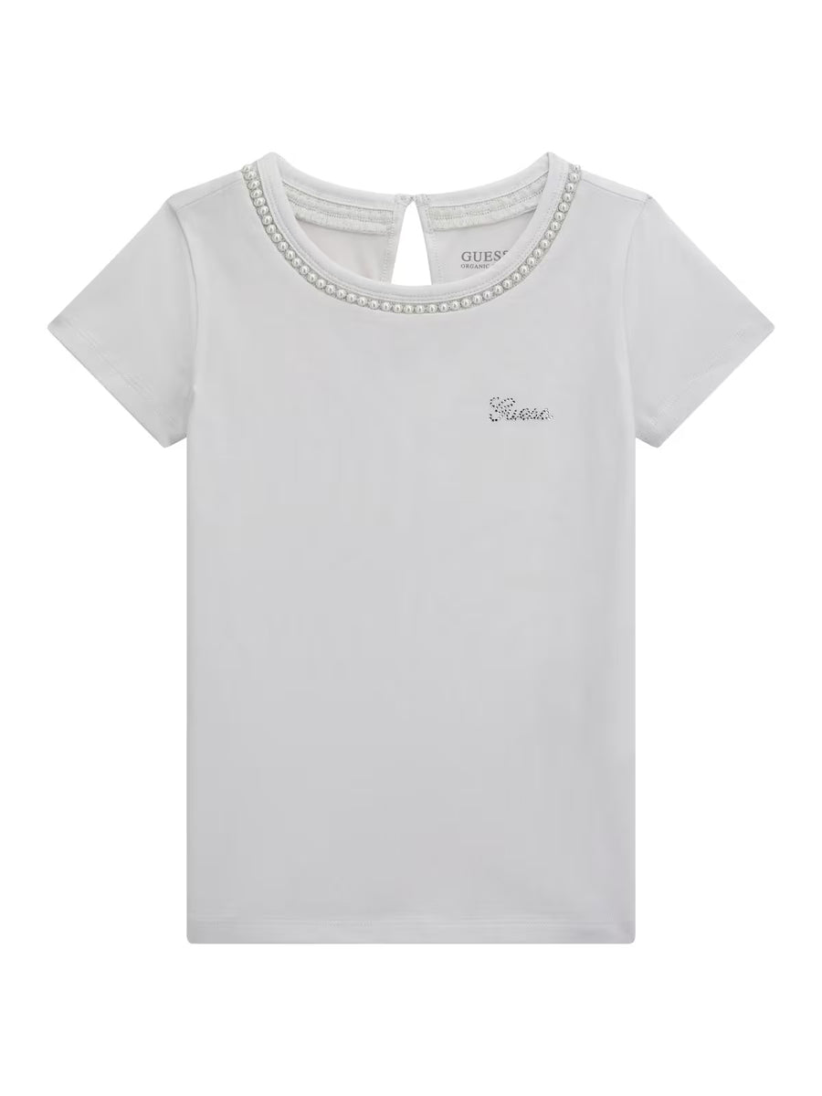 T-shirt Branco para Menina - GUESS