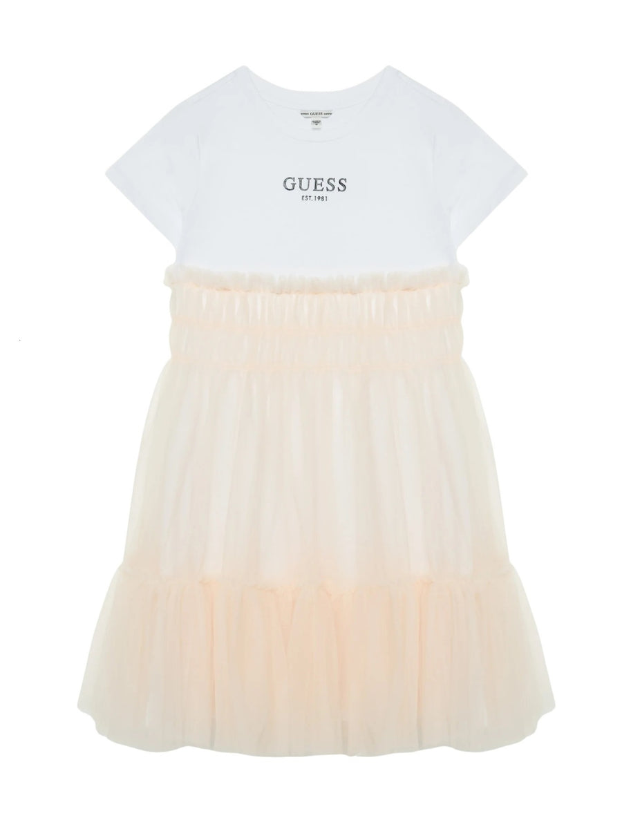 Vestido Salmão para Menina - GUESS