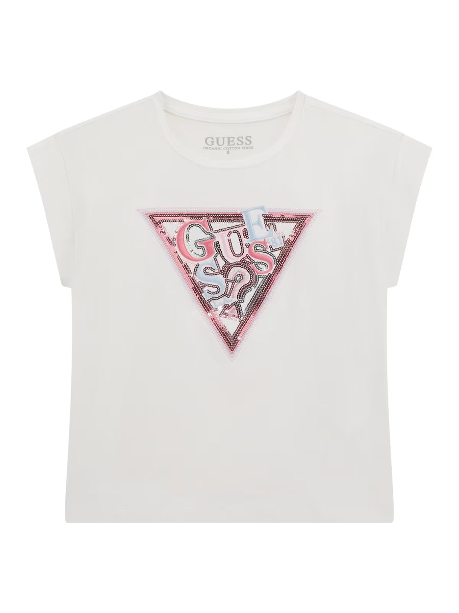 T-shirt  Branco para Menina - GUESS