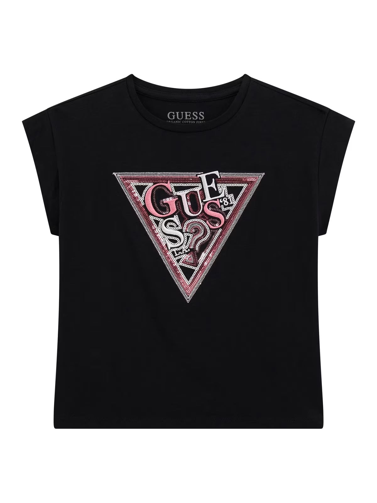 T-shirt  Preto para Menina - GUESS
