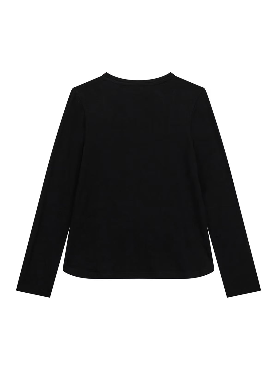 T-shirt M. Comp. Preto para Menina - GUESS