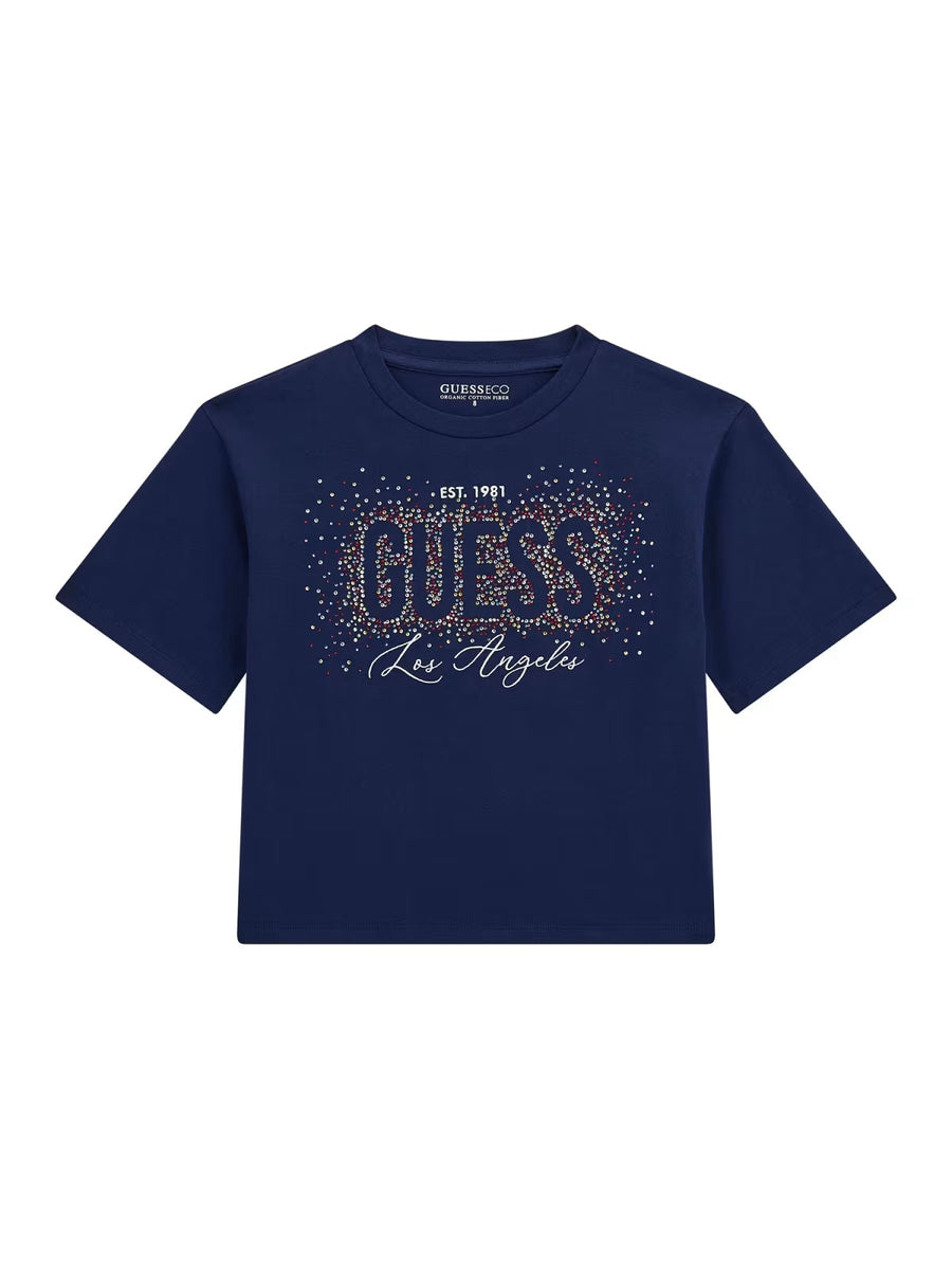 T-shirt  Marinho para Menina - GUESS