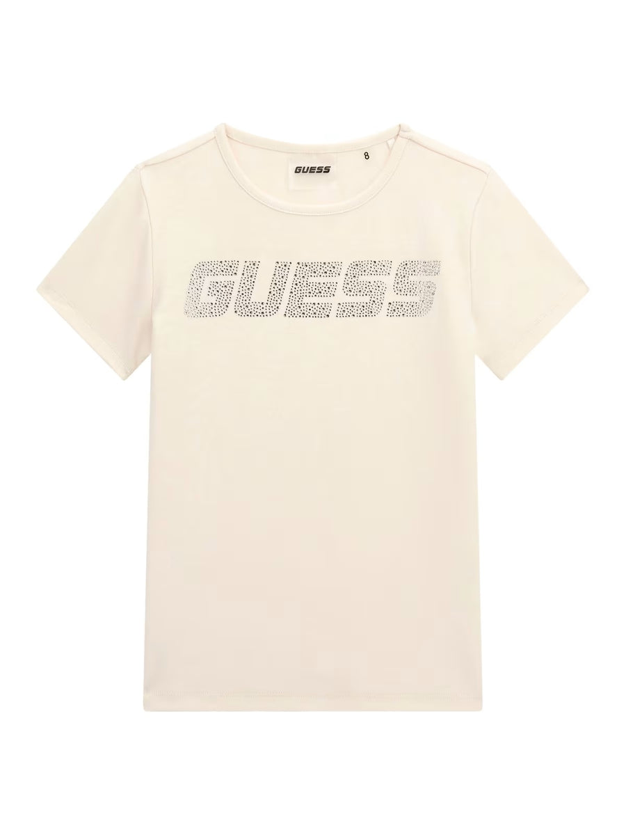 T-shirt  Creme / Pérola para Menina - GUESS