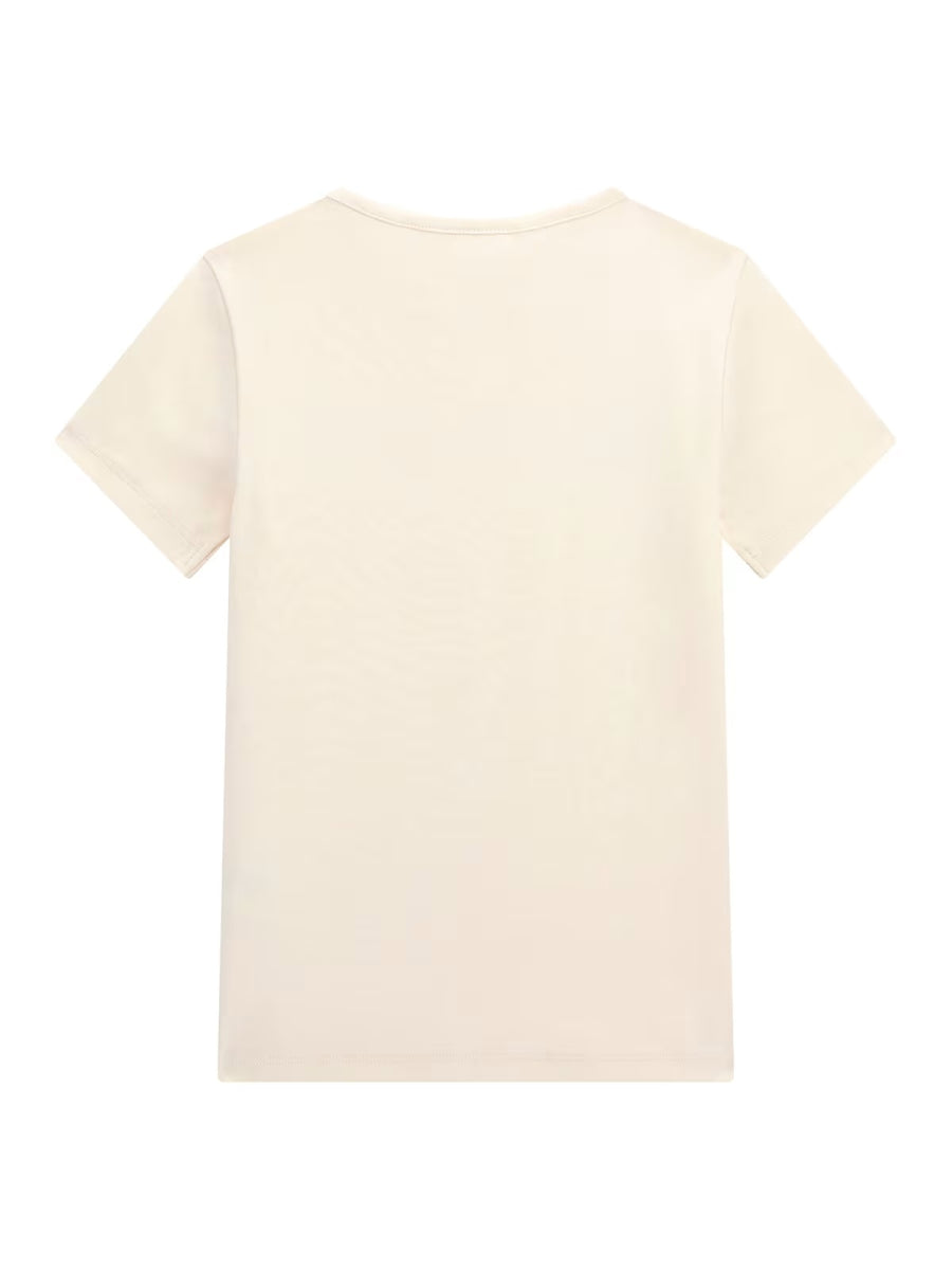 T-shirt  Creme / Pérola para Menina - GUESS