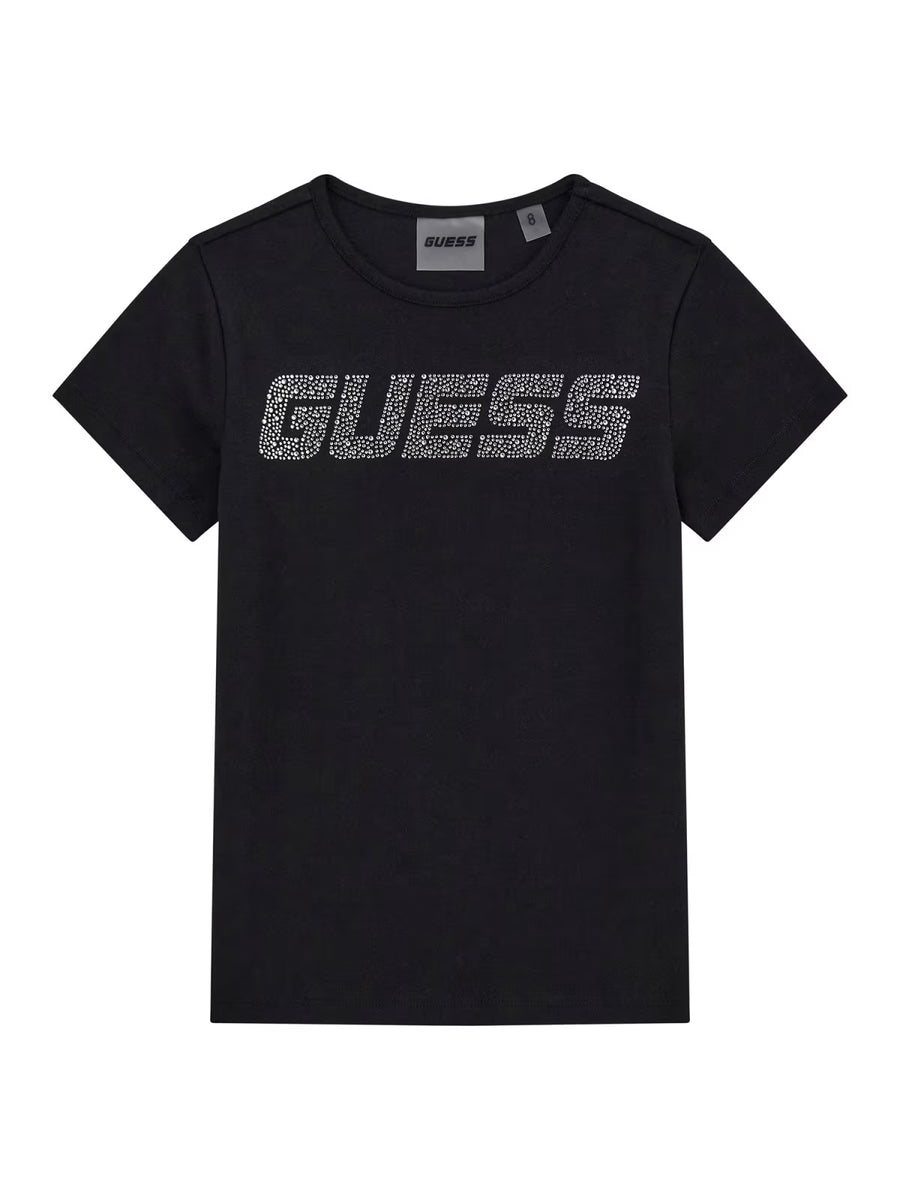 T-shirt  Preto para Menina - GUESS