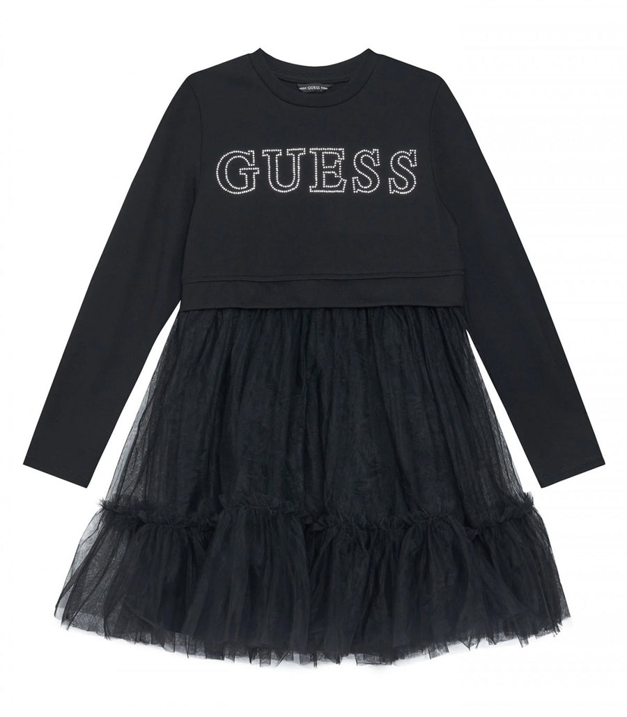 Vestido Preto para Menina - GUESS